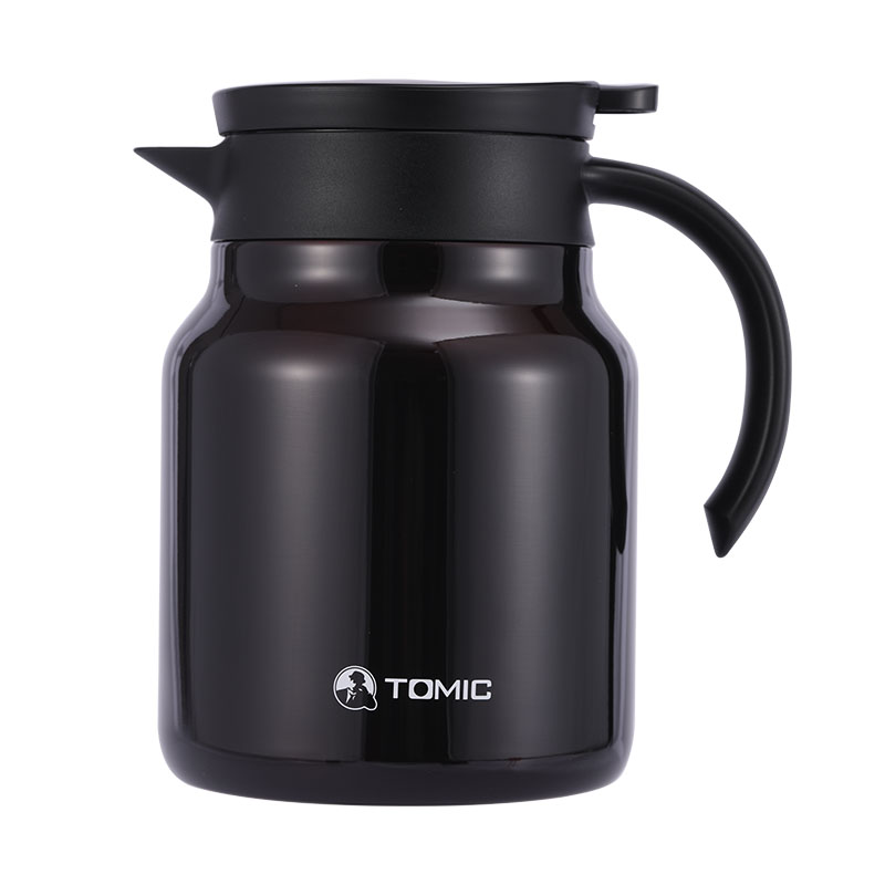 TOMIC特美刻  TJ7002001 焖茶壶（陶瓷内胆+316茶隔） 1L 咖啡色