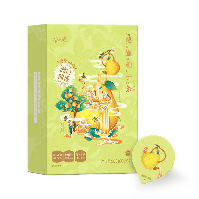 李子柒蜂蜜柚子茶360g