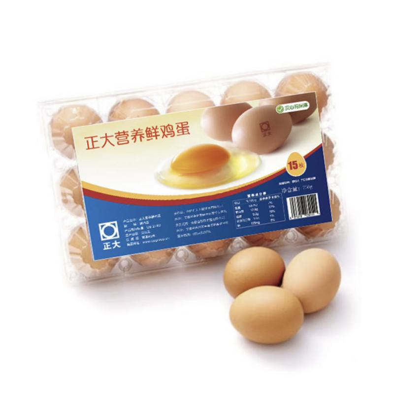 正大营养鲜鸡蛋（15枚/盒）