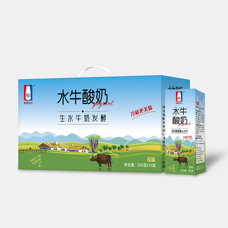 南国乳鹰水牛常温酸奶200mL*10盒