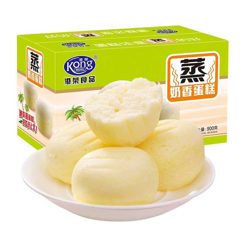 港荣椰香味蛋糕900g