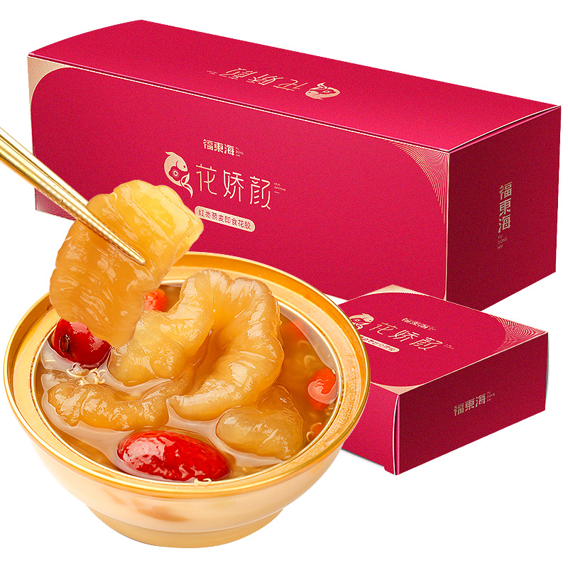 【福东海】红枣藜麦即食花胶100克*6碗/盒