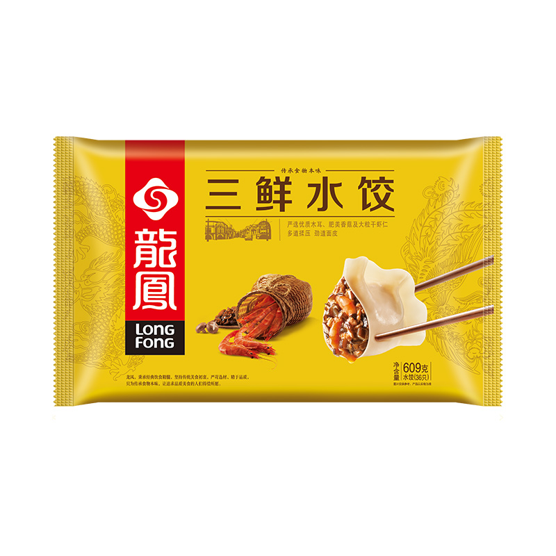 龙凤三鲜水饺609g*3