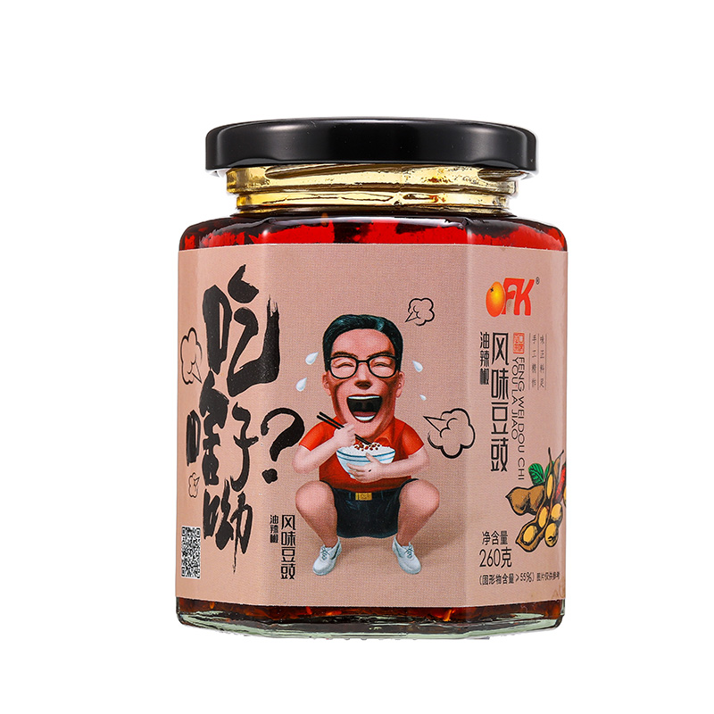 OFK风味豆豉油辣椒260g