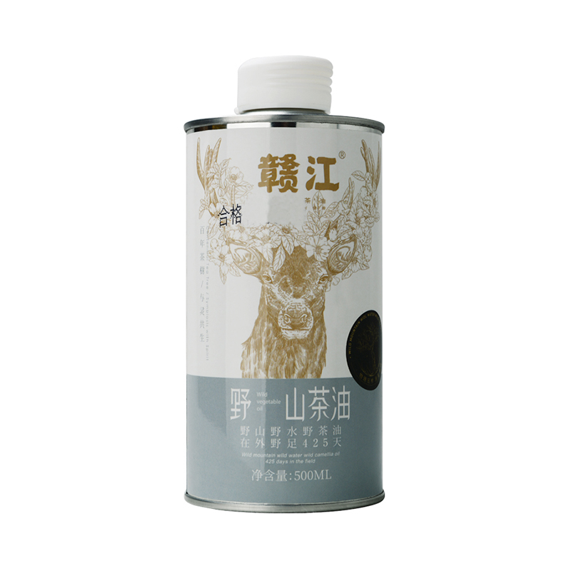 赣江茶油纯正500ml江西野山茶油食用油野生江西茶树油山茶籽油