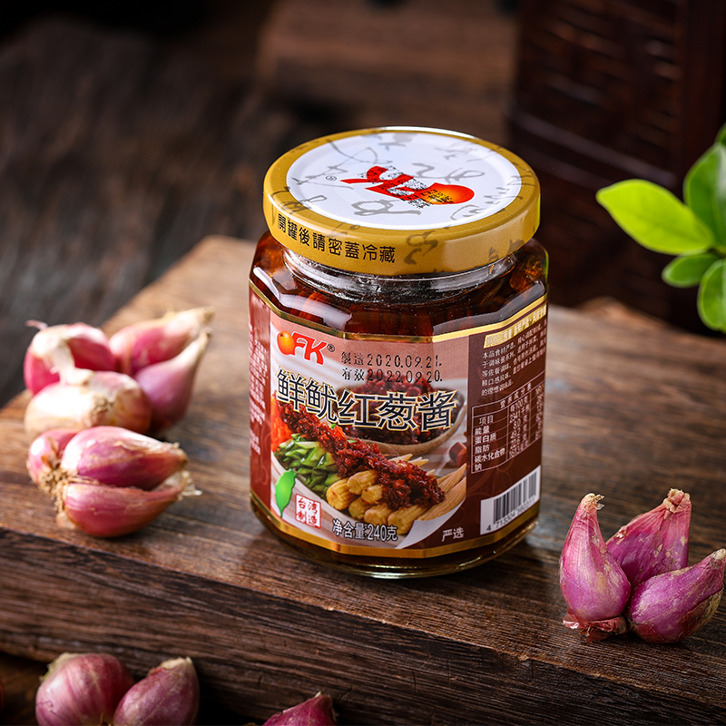 OFK鲜鱿红葱酥240g