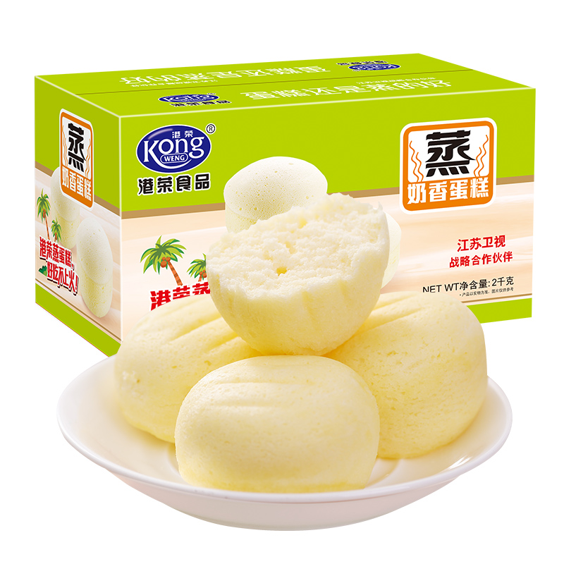 港荣椰香味蛋糕2kg