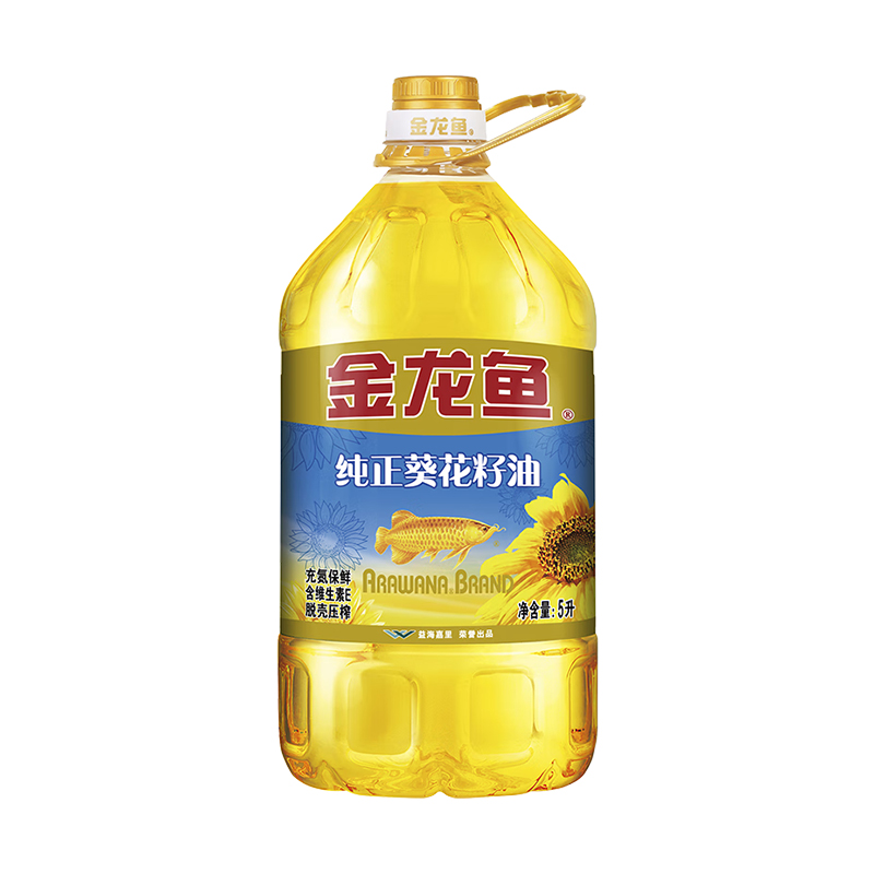 金龙鱼纯正葵花籽油(非转压榨)5L