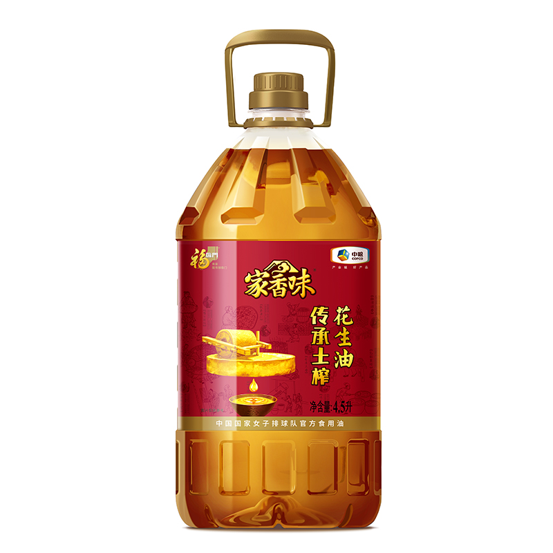 中粮福临门传承土榨花生油4.5L