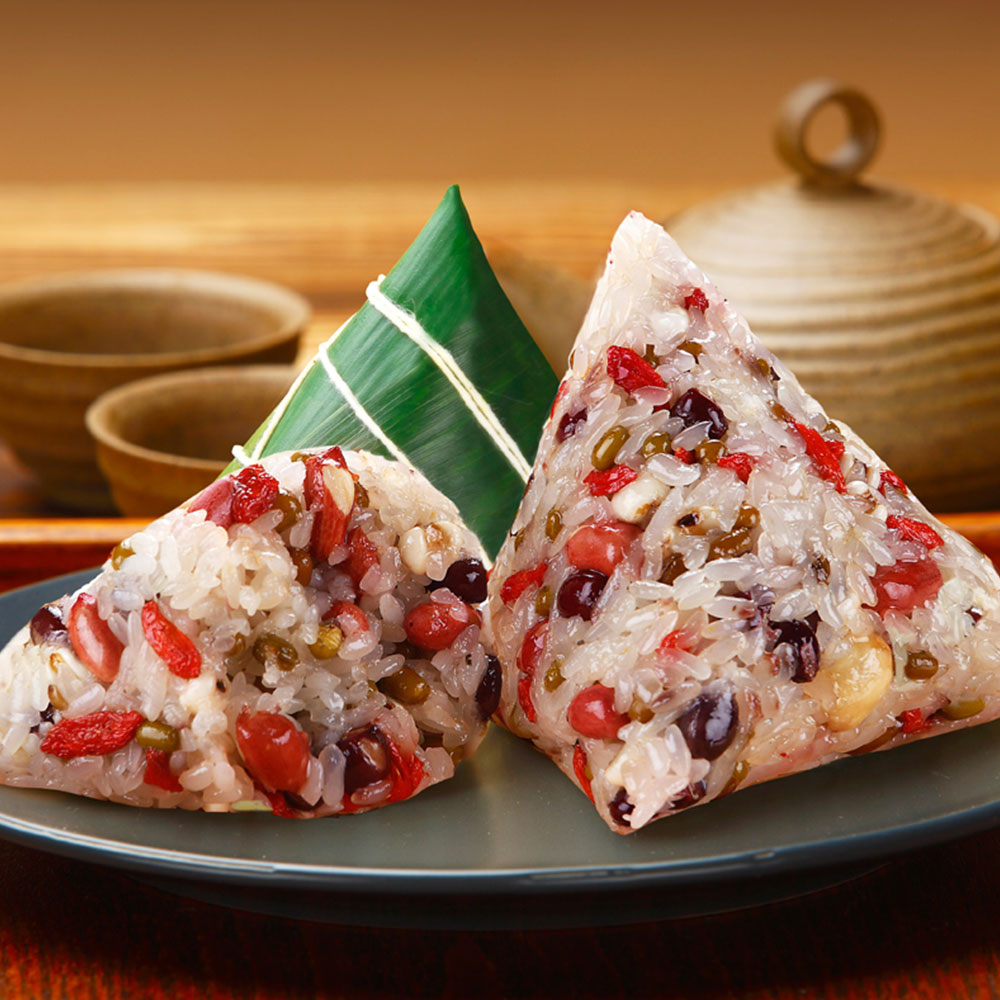 真真老老珍香八宝粽100g*2*3袋-晶顺优选